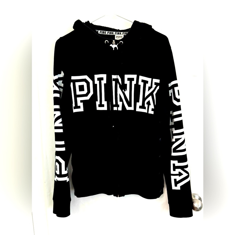 Ladies Black Jacket From Pink